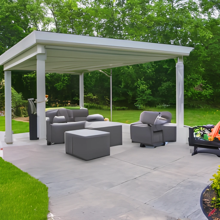 Aluminum patio one